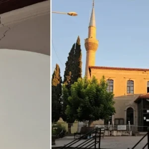balikesir sindirgidaki 61lik depremde cami hasar gordu 7Ag1tQkJ