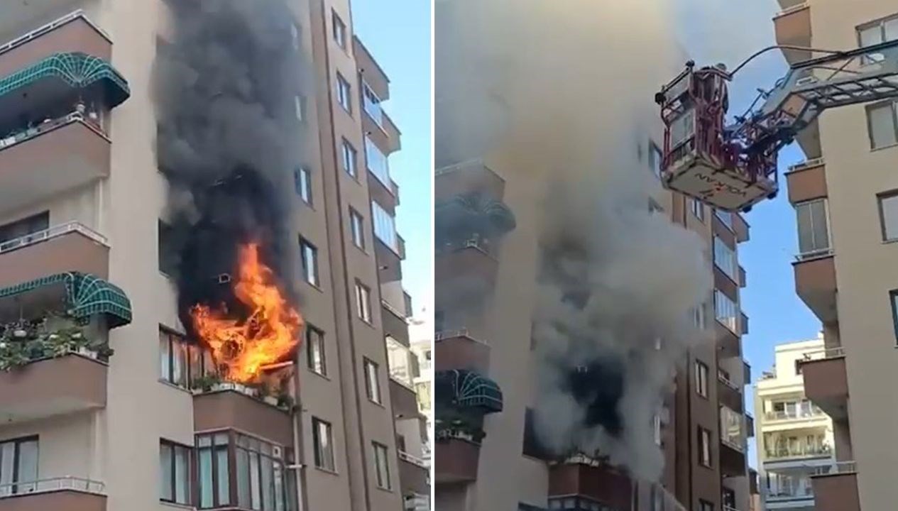 bursada yedi katli binada korku dolu anlar ZMp3PTuT