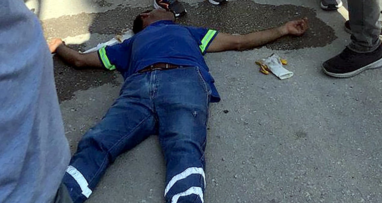 sokaga cop atip tepki gosteren temizlik iscisini dovduler VTM8Txem