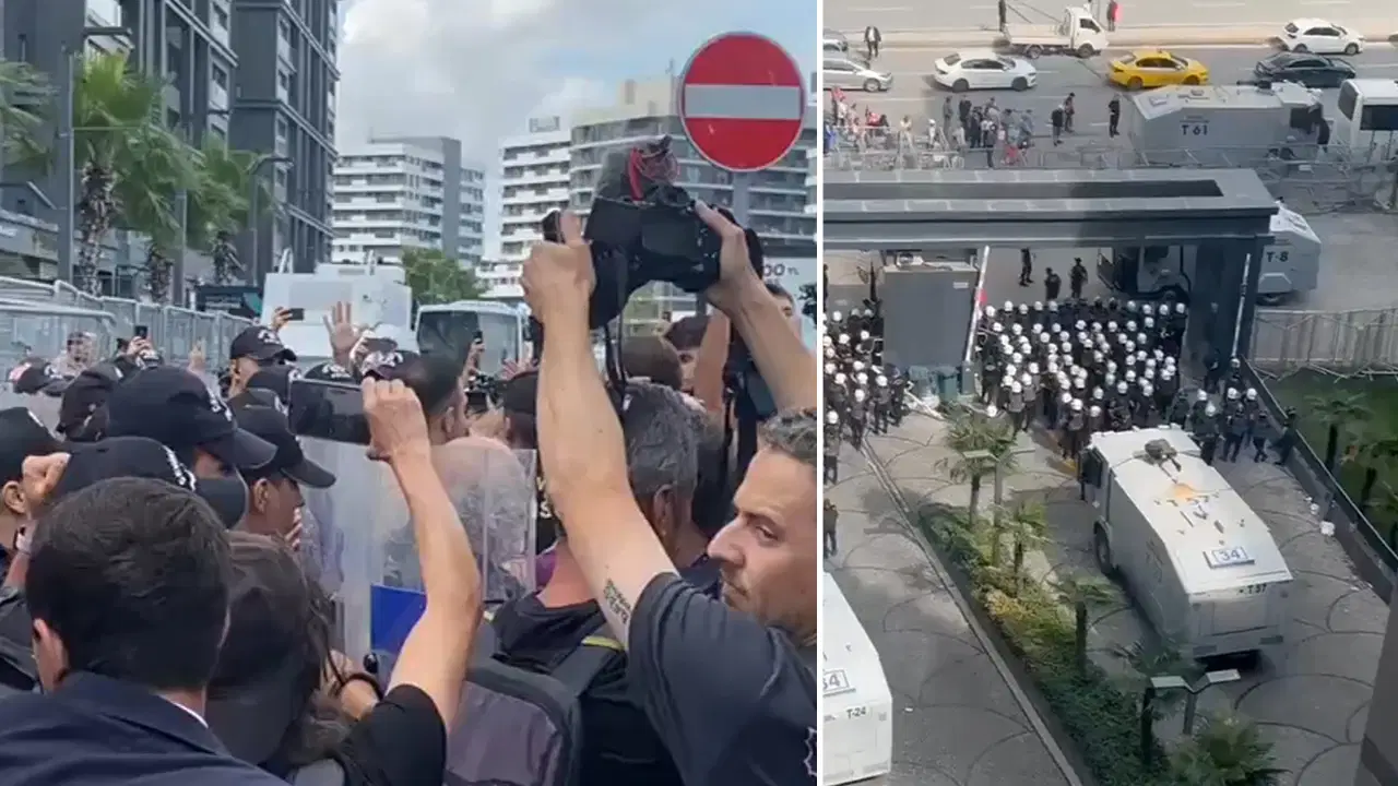 son dakika kayyum gursel tekin saat vermisti chp istanbul il baskanliginda hareketli dakikalar biber gazli mudahale basladi YWPpbxp7
