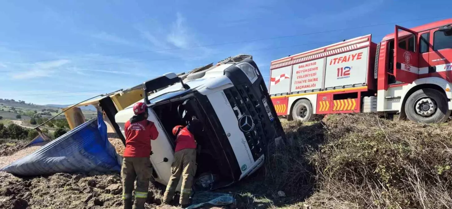 balikesirde trafik kazasi bir kisi yaralandi clXtZM2O.jpg